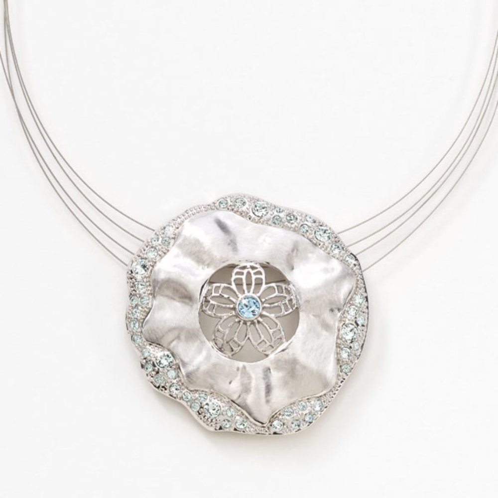 Sand Dollar Pendant Necklace - New In Box